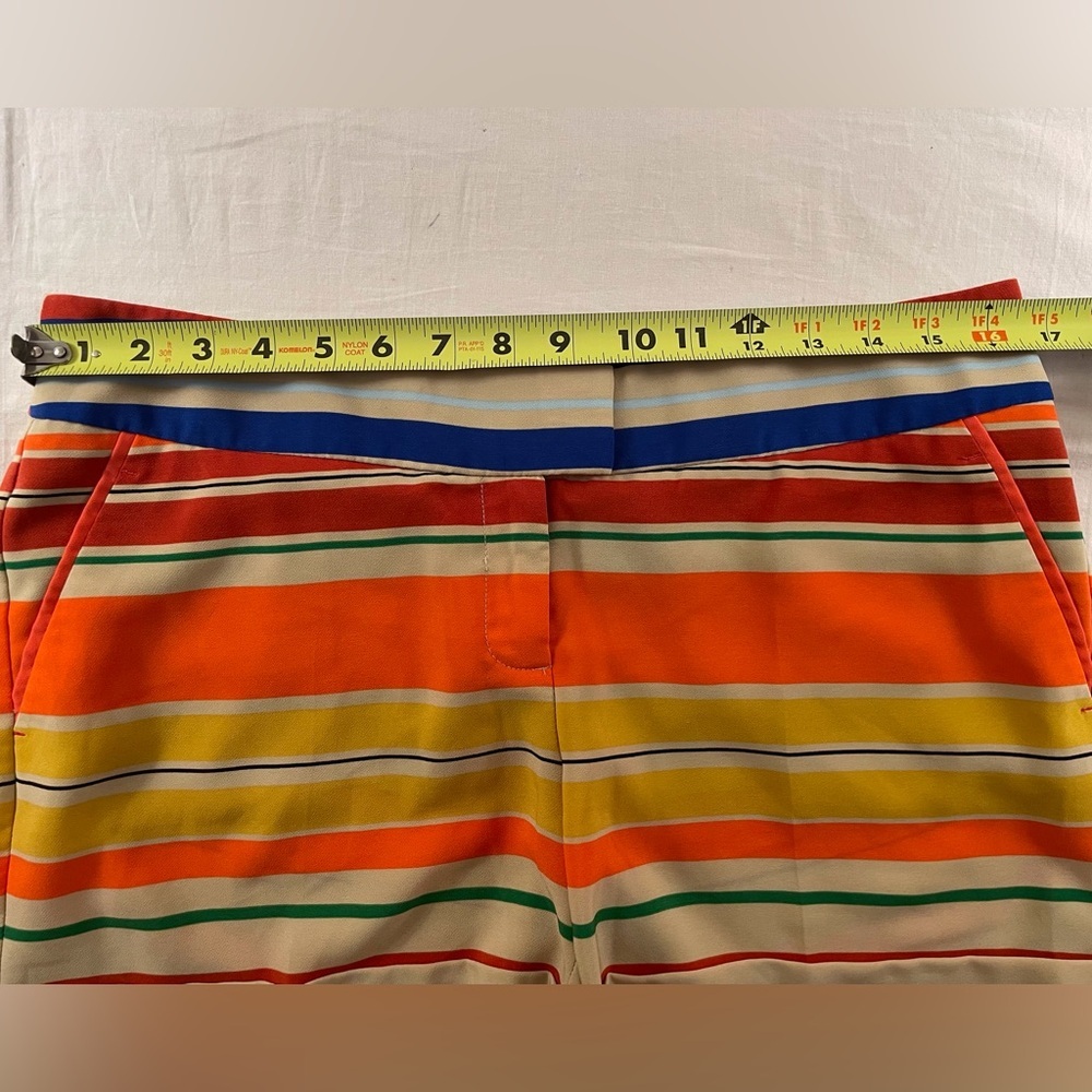 Outback Red Multicolored Striped Dress Shorts Size 10 - Picture 8 of 12